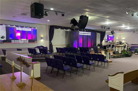 BUD Series Indoor LED Screens Illuminate California Church with Stunning Visuals in February 2025